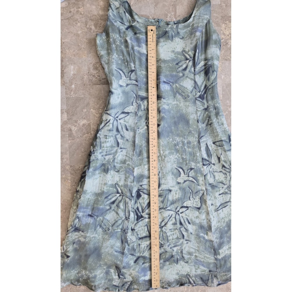 GRIFFITH GRAY FOR ST. JOHN 100% SILK Shift DRESS Womens 12 MADE IN ITALY - Picture 7 of 11